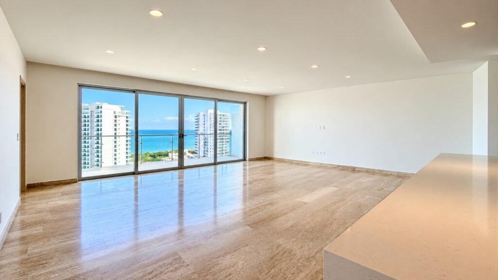 SLS Bahía Beach · Residencia con vista a las amenidades y al mar
